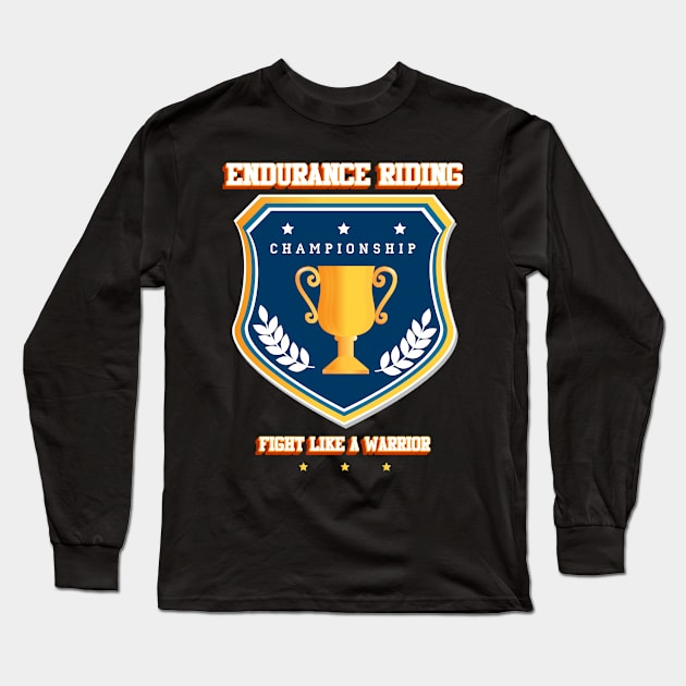 Endurance riding Long Sleeve T-Shirt by Baim_Art